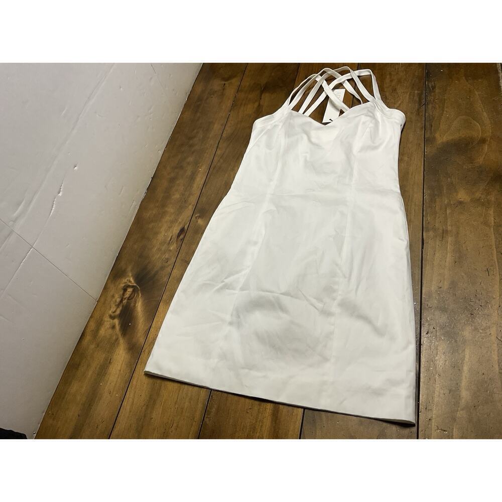 Adam Lippes White Strappy Dress Size 6NWT